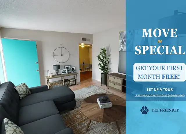 Property at The Carlton - 5024 E Thomas Rd, Phoenix, AZ, 85018, 1 bed, 1 bath, [object Object]